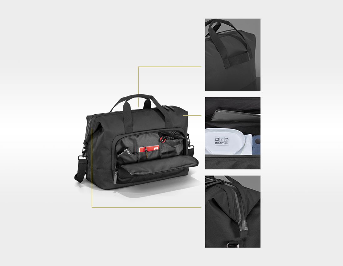 Accessories: Duffle bag-travel bag e.s.work&travel + black 4