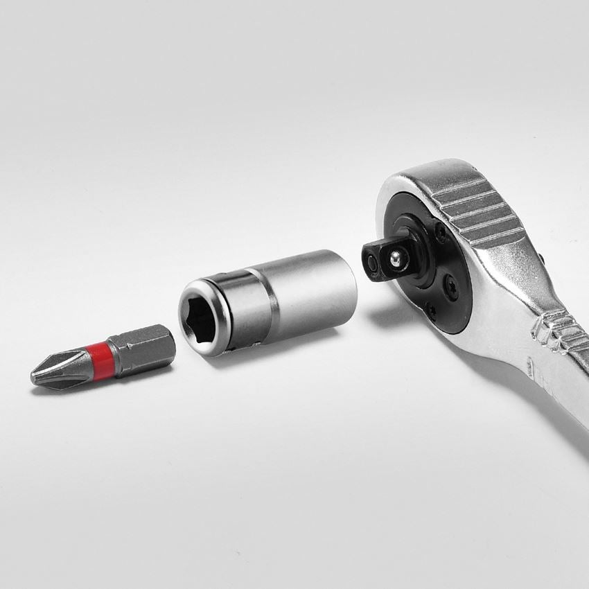 Socket wrench: e.s. Hex insert adapter set 2