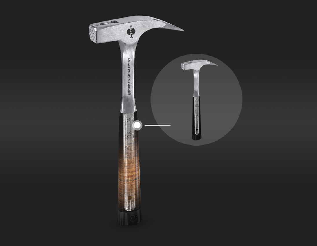 Værktøj: SÆT: e.s. mesterhammer læder + e.s. hammerstrop 1
