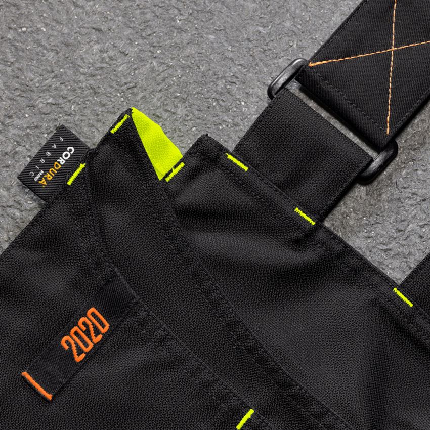 Tool bags: Tool bag e.s.motion 2020, medium + black/high-vis yellow/high-vis orange 2