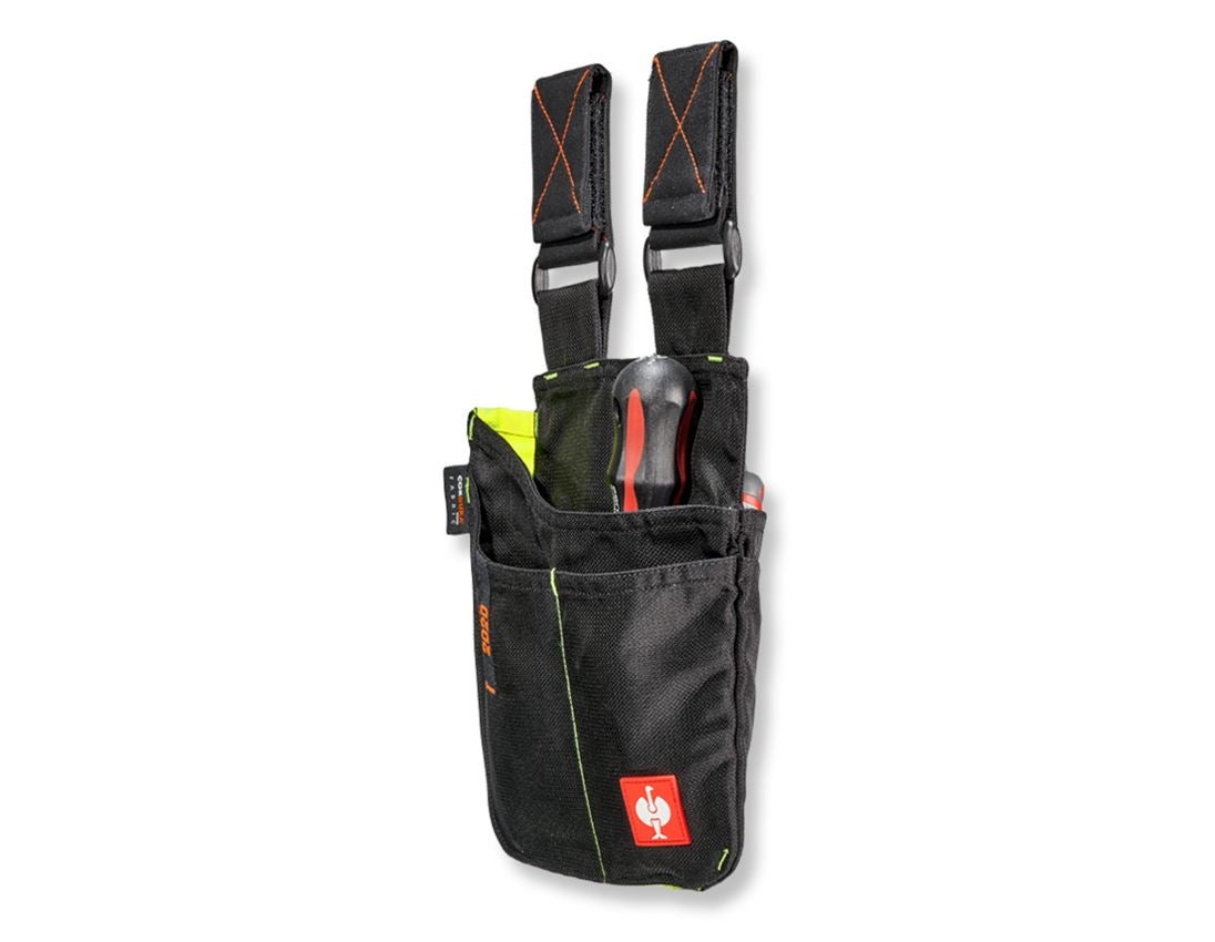 Tool bags: Tool bag e.s.motion 2020, medium + black/high-vis yellow/high-vis orange 1