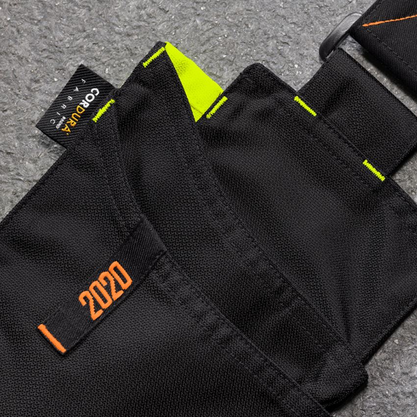 Tool bags: Tool bag e.s.motion 2020, small + black/high-vis yellow/high-vis orange 2