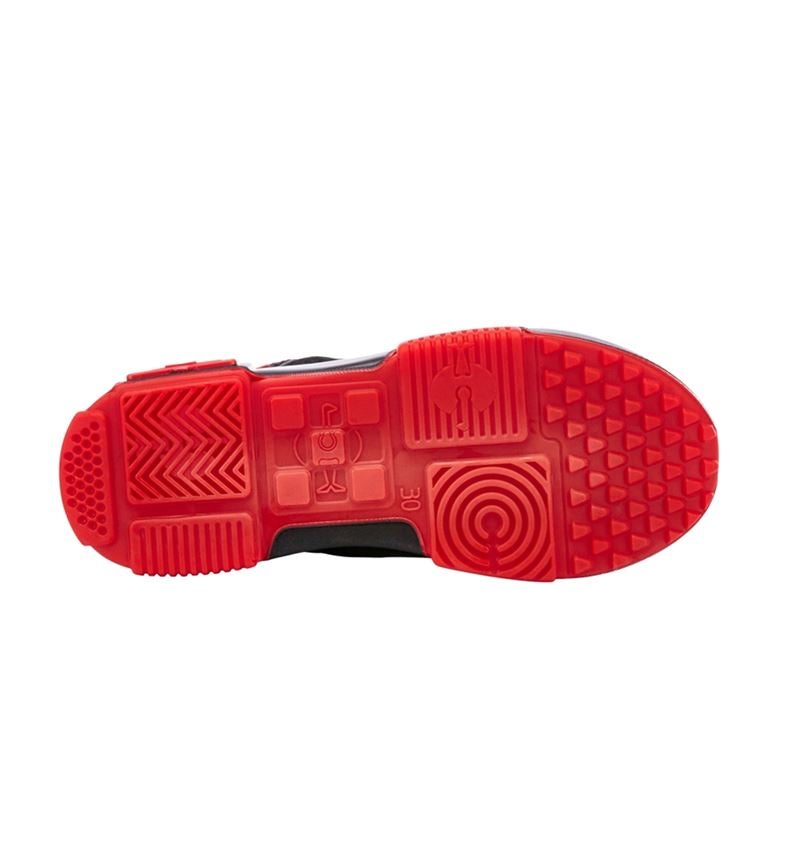 Footwear: Allround shoes e.s. Etosha, children's + black/straussred 4
