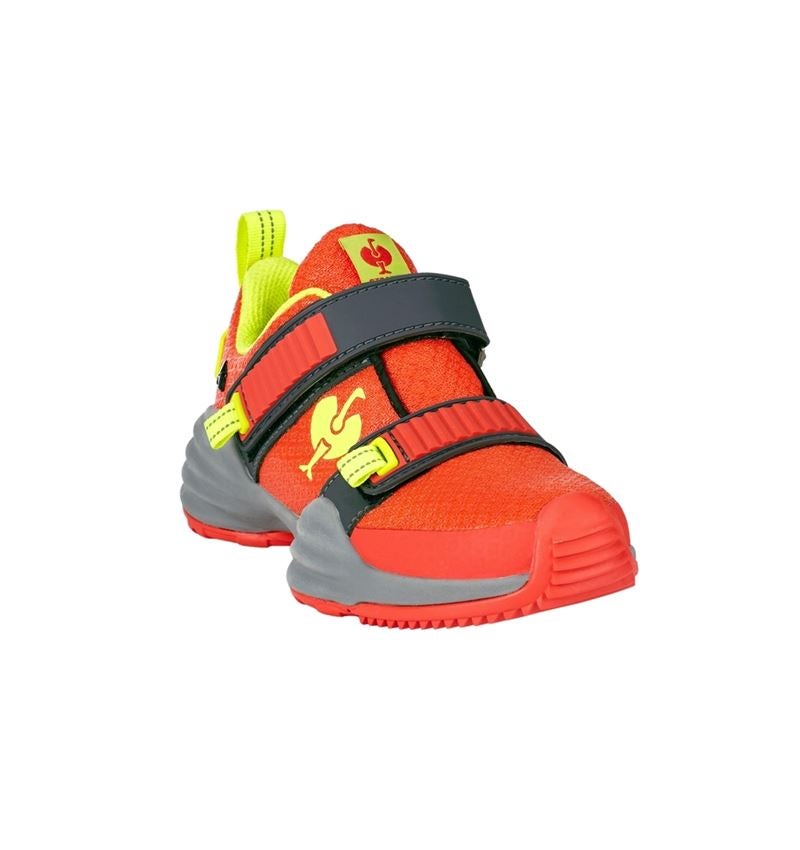 Footwear: Allround shoes e.s. Waza, children's + solarred/high-vis yellow 2