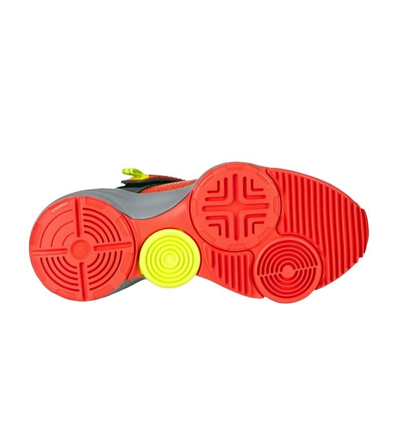 Footwear: Allround shoes e.s. Waza, children's + solarred/high-vis yellow 3