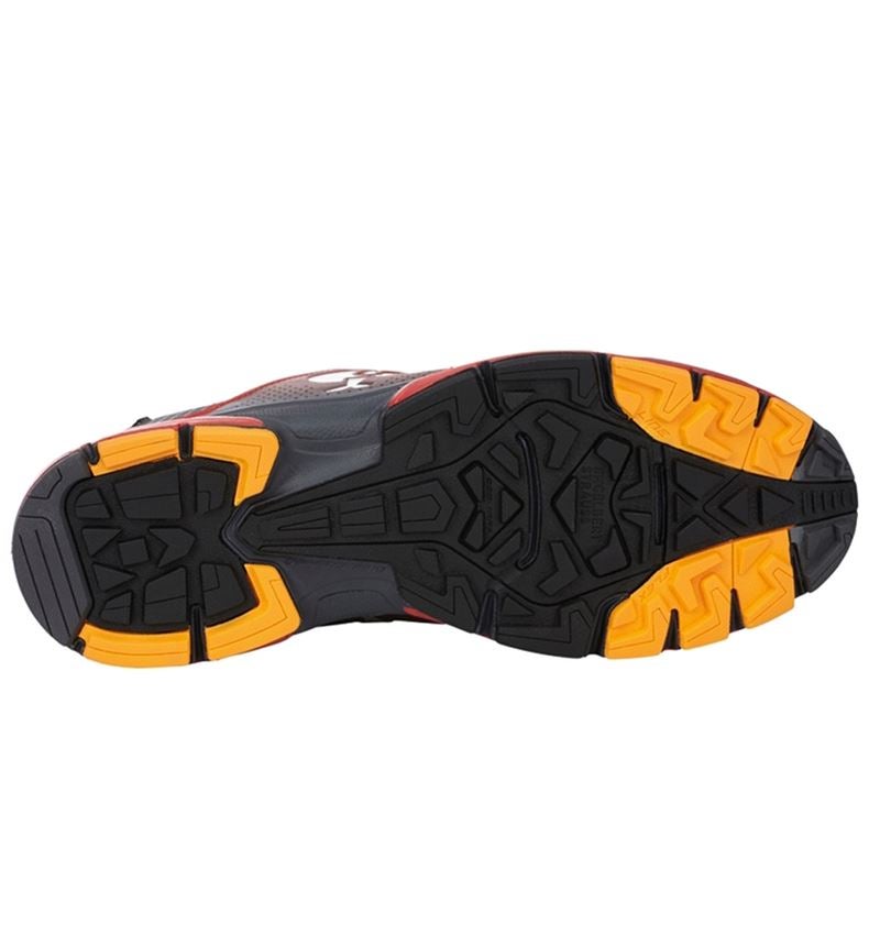 Footwear: O2 Work shoes e.s. Minkar II + red/graphite 4