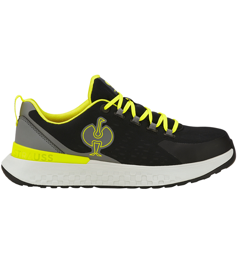SB: SB Safety shoes e.s. Comoe low + black/acid yellow 2