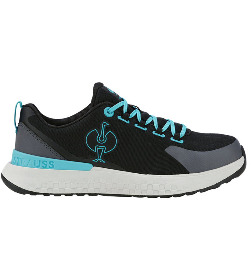 Footwear: SB Safety shoes e.s. Comoe low + black/lapisturquoise 2