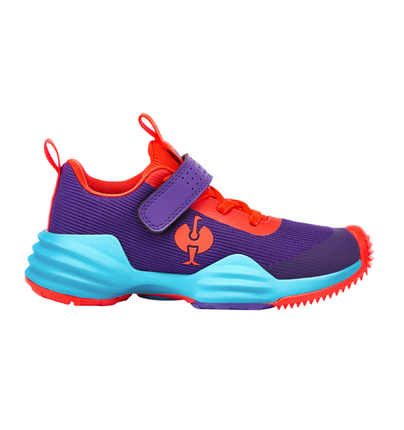 Footwear: Allround shoes e.s. Porto, children's + grape/lightcyan/high-vis red 2