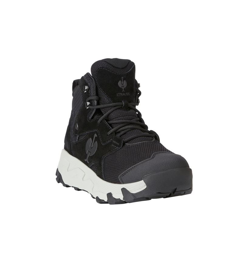 Footwear: O6 Work shoes e.s. Rimini mid + black/crystal grey 4