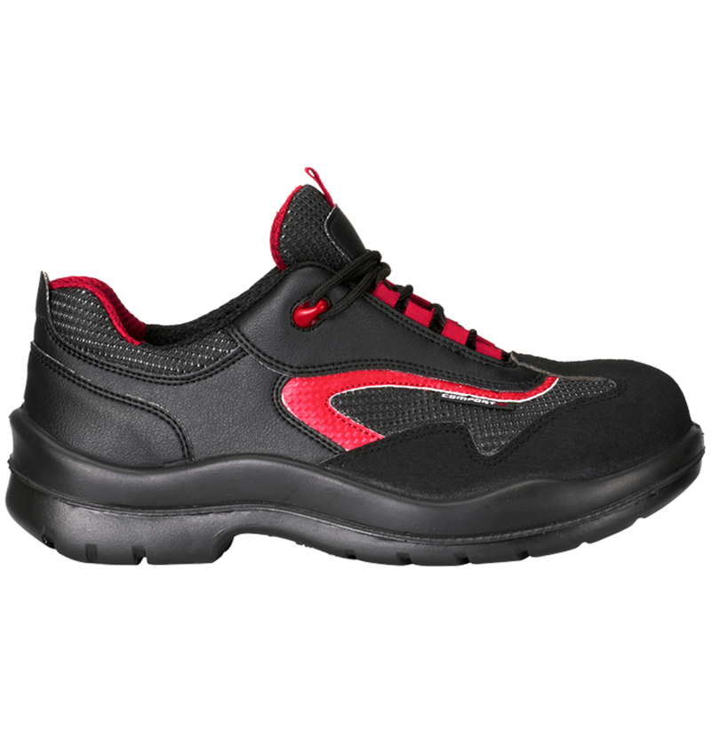 S1P: S1P Safety shoes Comfort12 + black/red