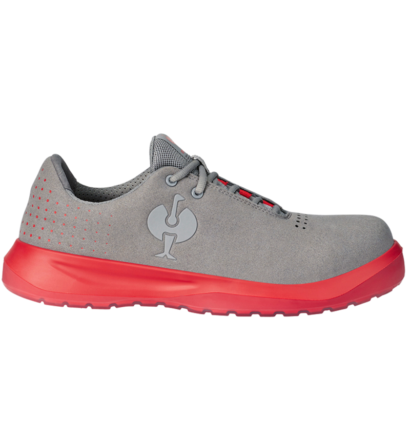 S1P: S1P Safety shoes e.s. Banco low + pearlgrey/solarred 1