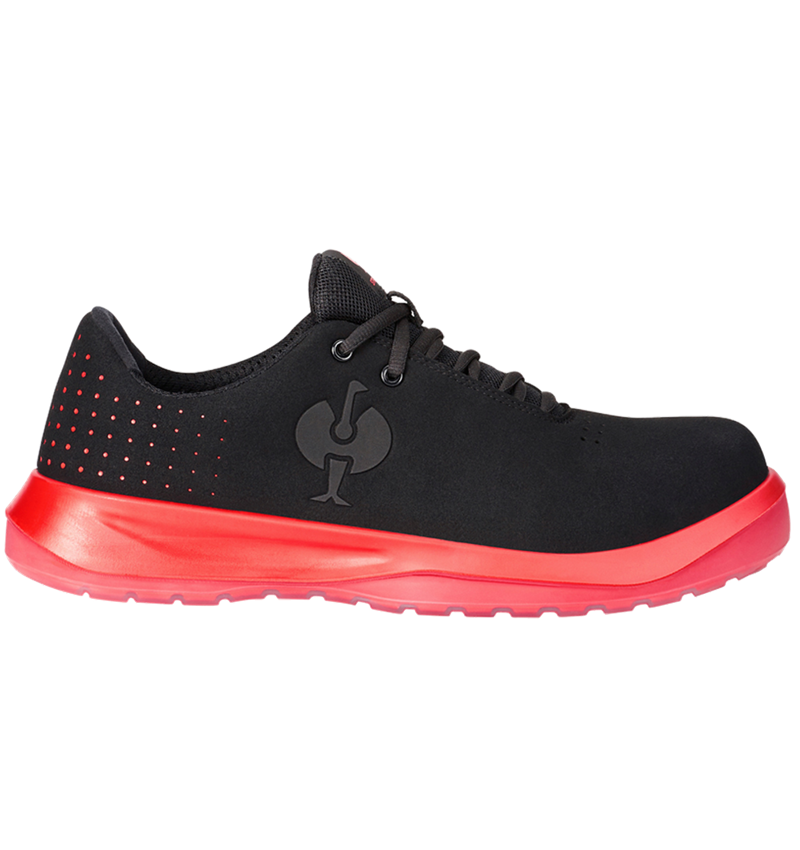 Footwear: S1P Safety shoes e.s. Banco low + black/solarred 1