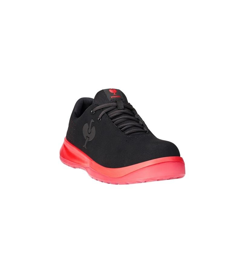 Footwear: S1P Safety shoes e.s. Banco low + black/solarred 2