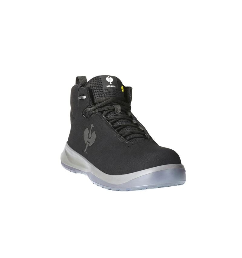 S1P: S1P Safety shoes e.s. Banco mid + black/anthracite 1