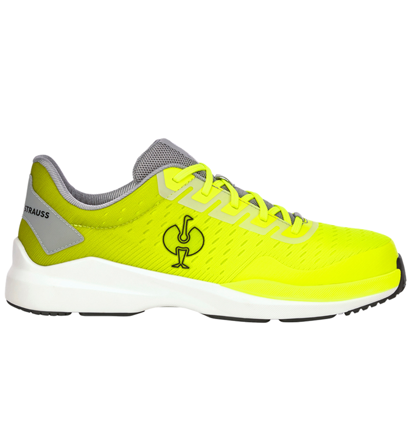 Footwear: S1 Safety shoes e.s. Padua low + platinum/high-vis yellow 5