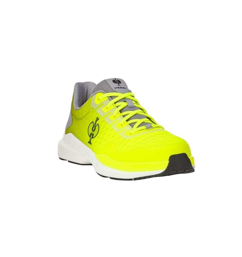 S1: S1 Safety shoes e.s. Padua low + platinum/high-vis yellow 6