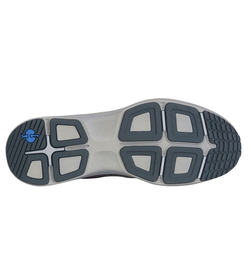 Footwear: S1 Safety shoes e.s. Padua low + platinum/gentianblue 6