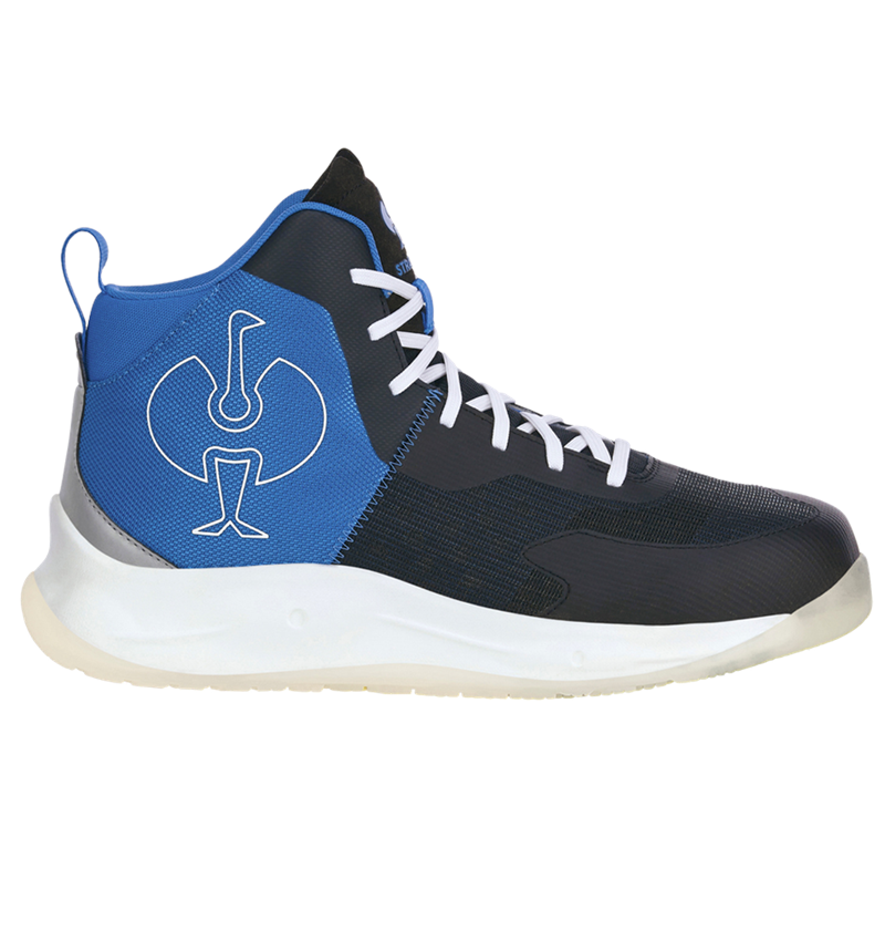 Footwear: S1PS Safety shoes e.s. Marseille mid + black/royal blue 4