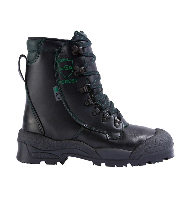 S2: S2 Forestry safety boots Alpin + black