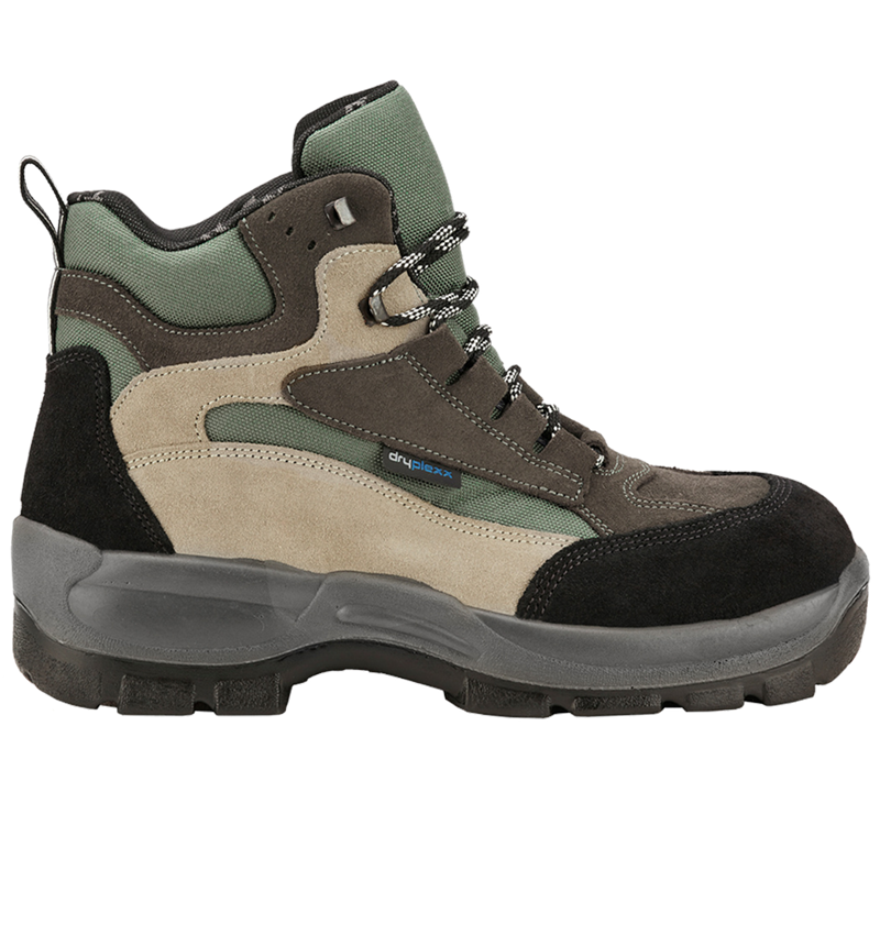 Roofer / Crafts_Footwear: S3 Safety boots Rhön + olive/khaki 1