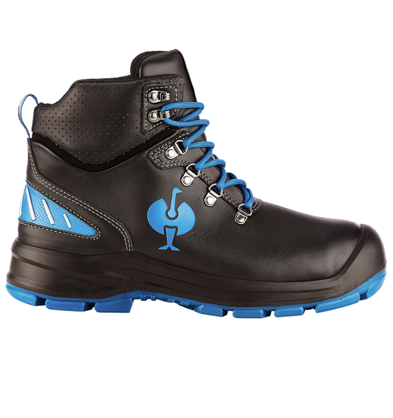 S3: S3 Safety shoes e.s. Umbriel II mid + black/gentianblue 1