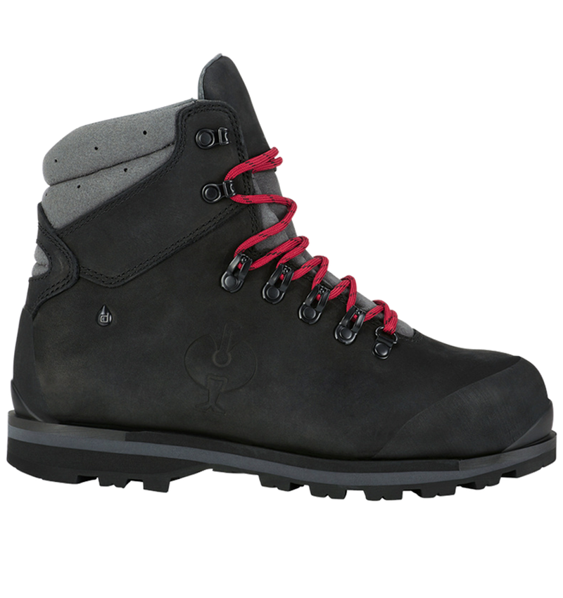 S3: S7L Safety boots e.s. Alrakis II mid + black/titanium/ruby 3