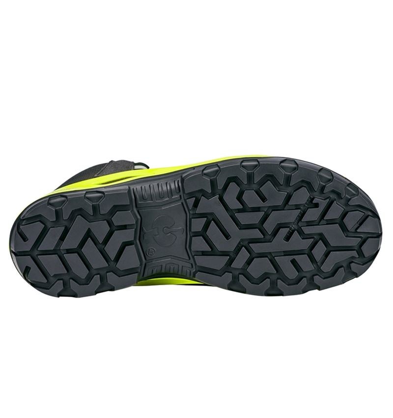 Footwear: S3 Safety boots e.s. Kastra II mid + anthracite/high-vis yellow 6