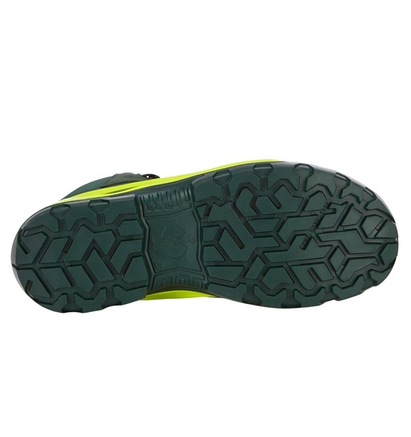 Footwear: S3 Safety boots e.s. Kastra II mid + green/high-vis yellow 6