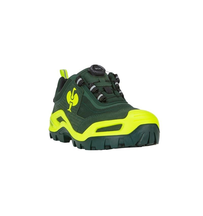 Footwear: S3 Safety shoes e.s. Kastra II low + green/high-vis yellow 5