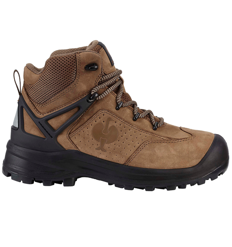 S3: S3 Safety boots e.s. Kasanka mid + brown 1