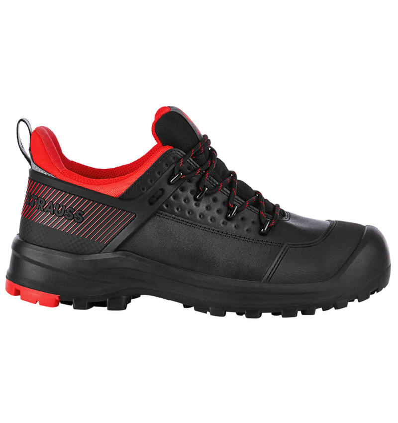 Footwear: S3 Safety shoes e.s. Katavi low + black/red 1