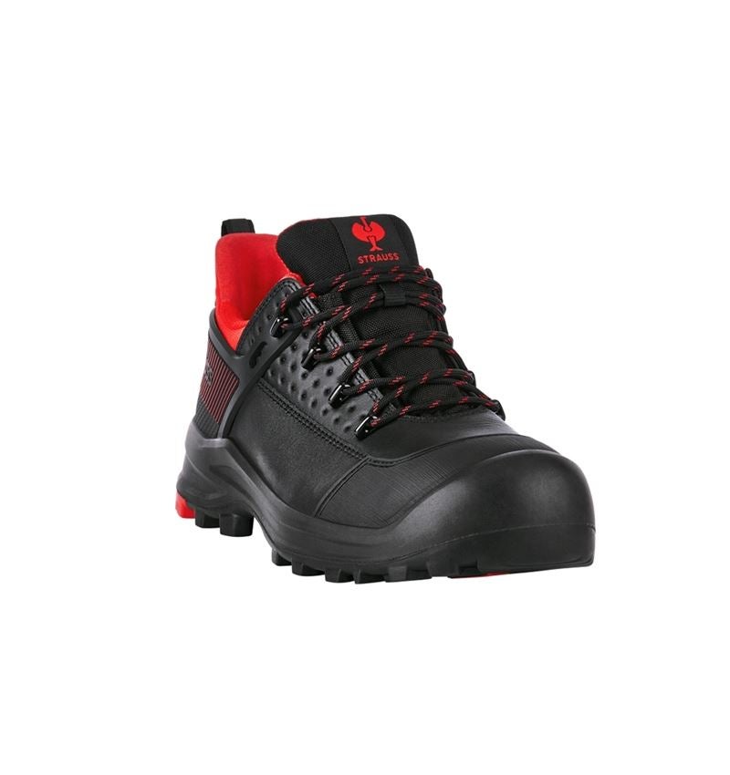 Footwear: S3 Safety shoes e.s. Katavi low + black/red 2