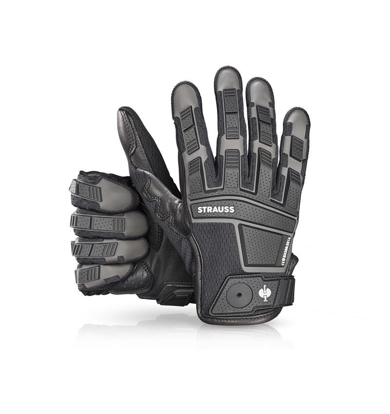 Personal Protection: e.s. Assembly gloves Protect + black