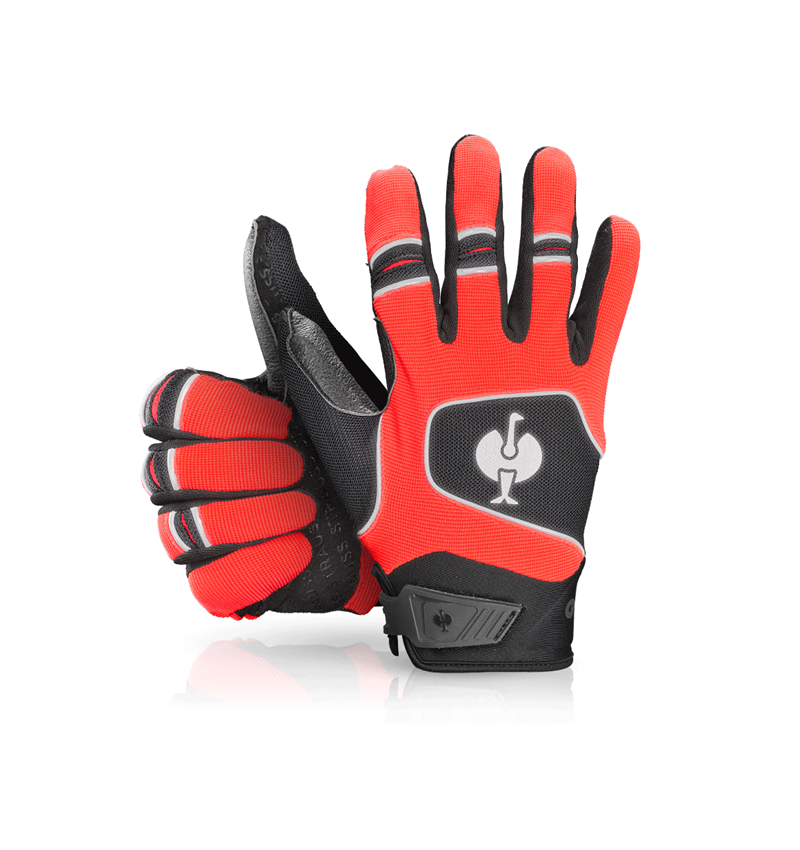 Gloves: Gloves e.s.ambition + black/high-vis red