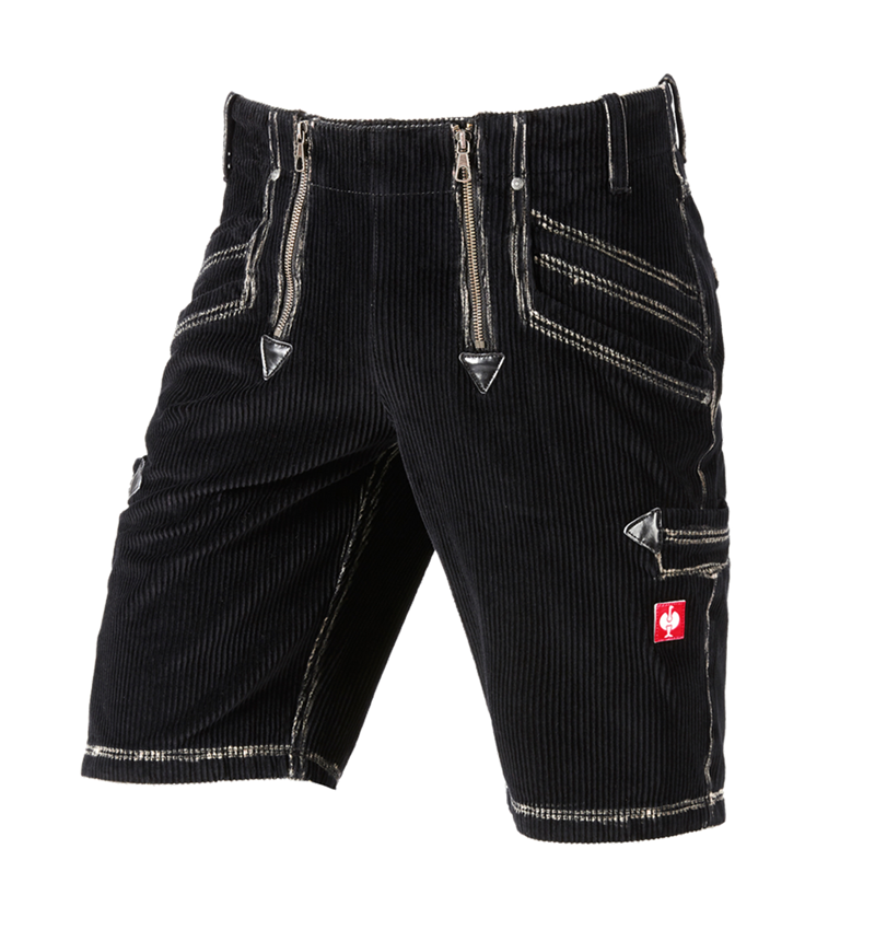 Work Trousers: e.s. Guild stretch-cord shorts + black 2