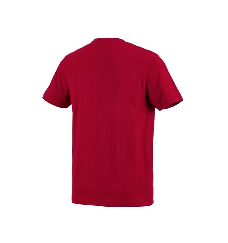 T-Shirts, Pullover & Skjorter: e.s. T-Shirt cotton + rød 1