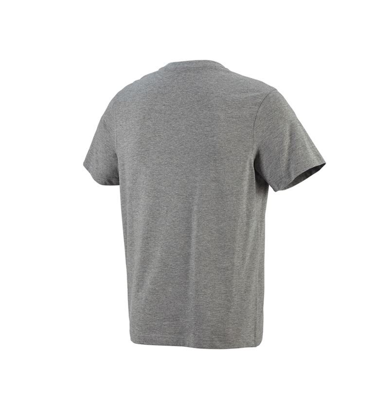 Shirts, Pullover & more: e.s. T-shirt cotton + grey melange 2