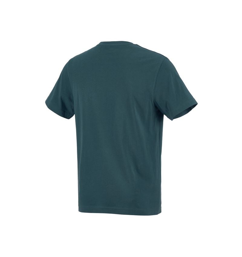 T-Shirts, Pullover & Skjorter: e.s. T-Shirt cotton + havblå 1