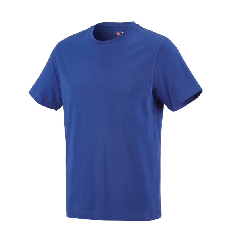 T-Shirts, Pullover & Skjorter: e.s. T-Shirt cotton + kornblå