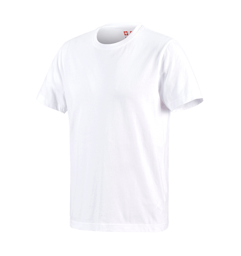 T-Shirts, Pullover & Skjorter: e.s. T-Shirt cotton + hvid 1