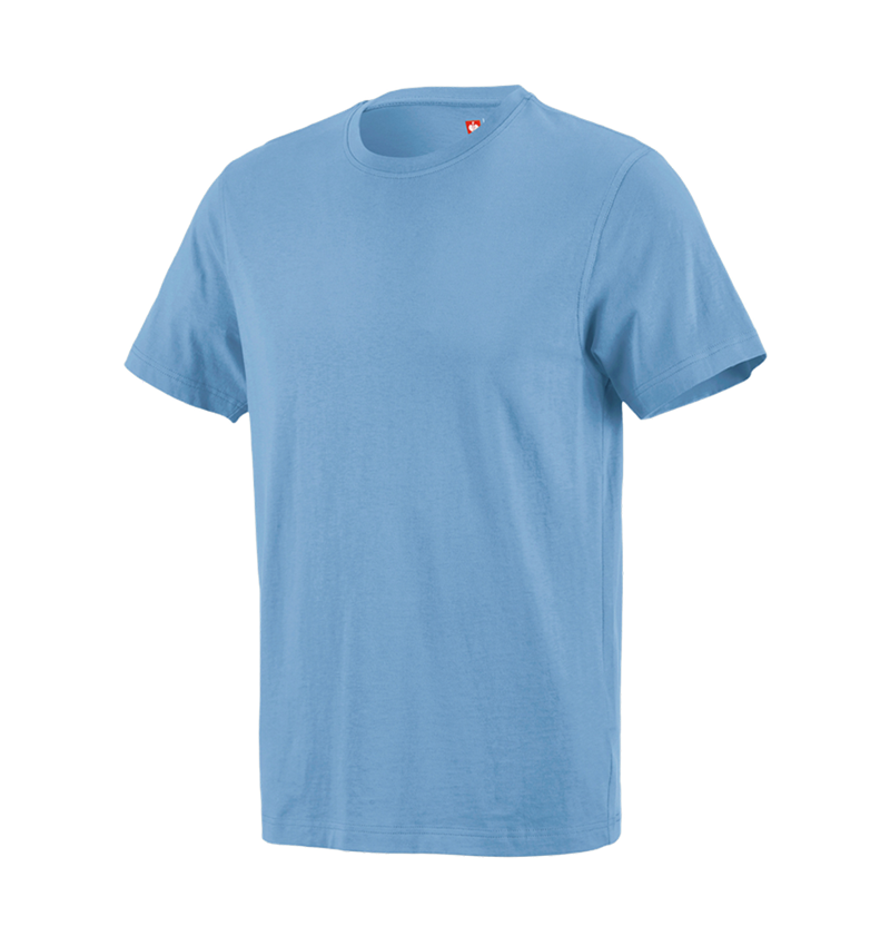 T-Shirts, Pullover & Skjorter: e.s. T-Shirt cotton + azurblå