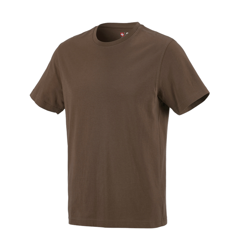 T-Shirts, Pullover & Skjorter: e.s. T-Shirt cotton + hasselnød 1