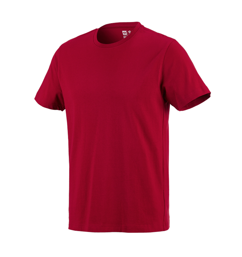 T-Shirts, Pullover & Skjorter: e.s. T-Shirt cotton + rød