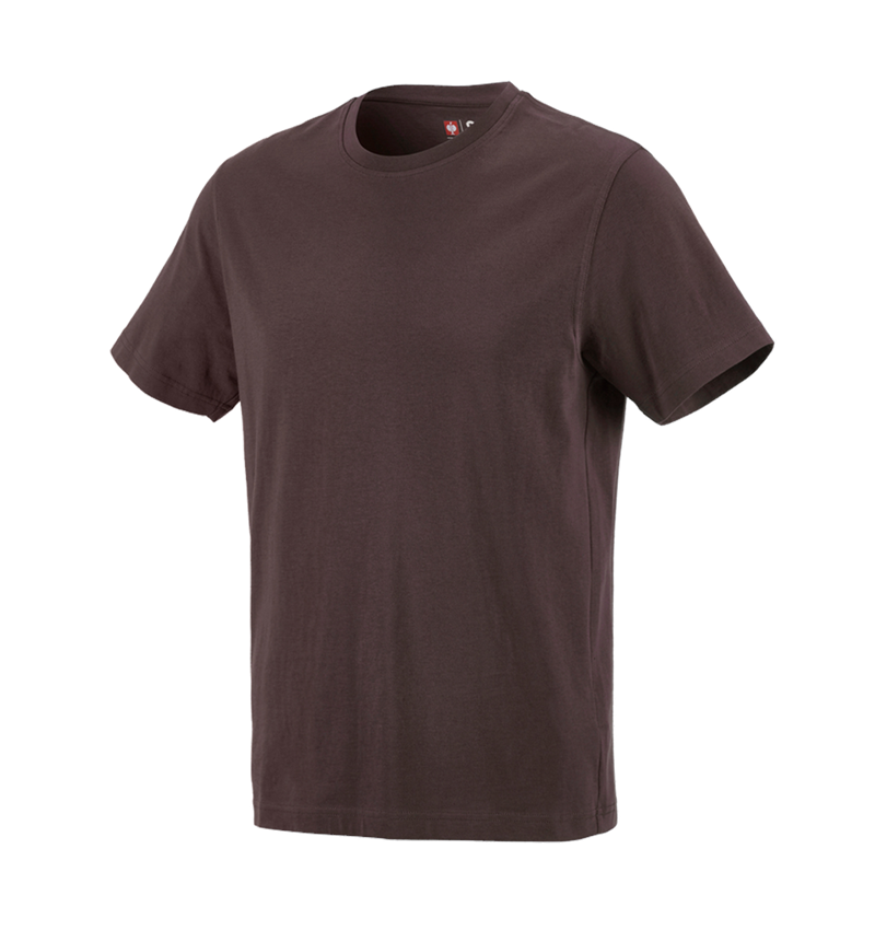 T-Shirts, Pullover & Skjorter: e.s. T-Shirt cotton + brun