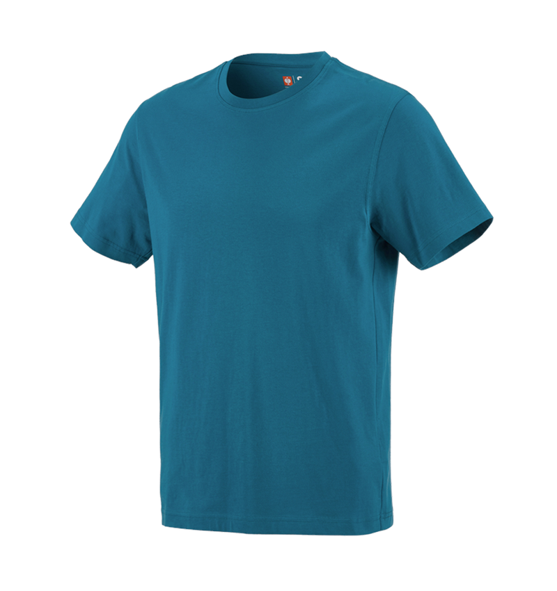 Shirts, Pullover & more: e.s. T-shirt cotton + petrol 2