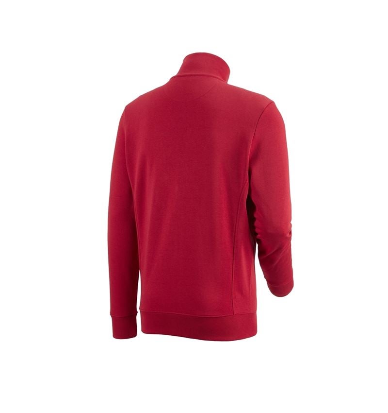 Shirts, Pullover & more: e.s. Sweat jacket poly cotton + red 4