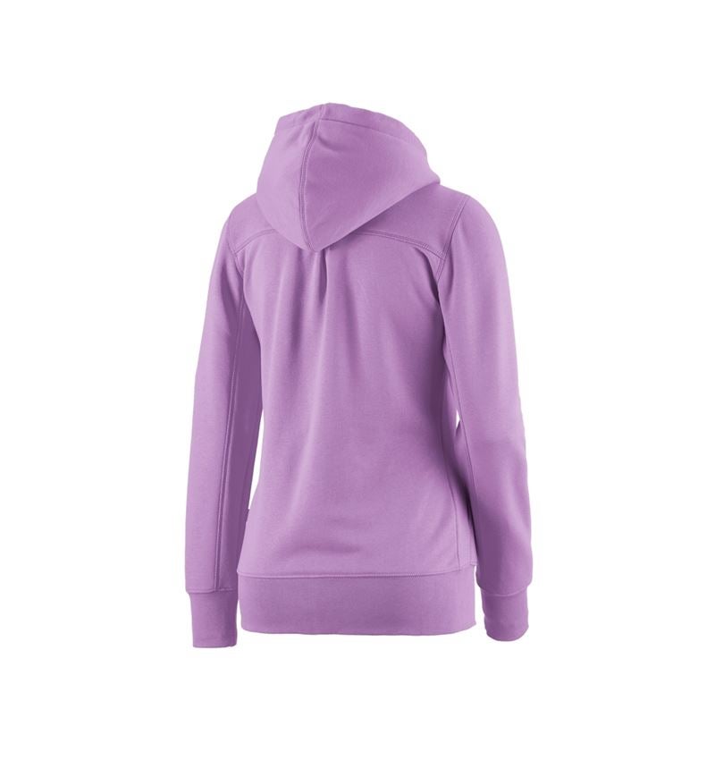 Topics: e.s. Hoody sweatjacket poly cotton, ladies' + lavender 1