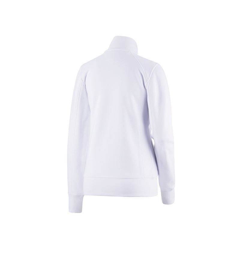 T-Shirts, Pullover & Skjorter: e.s. Sweatjakke poly cotton, damer + hvid 2
