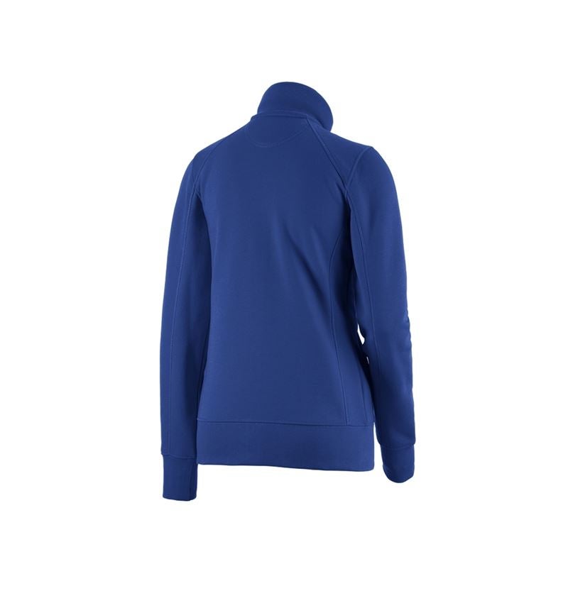 T-Shirts, Pullover & Skjorter: e.s. Sweatjakke poly cotton, damer + kornblå 1